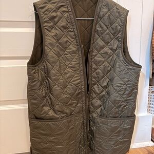 Barbour Olive MONTY GILET Quilted Vest